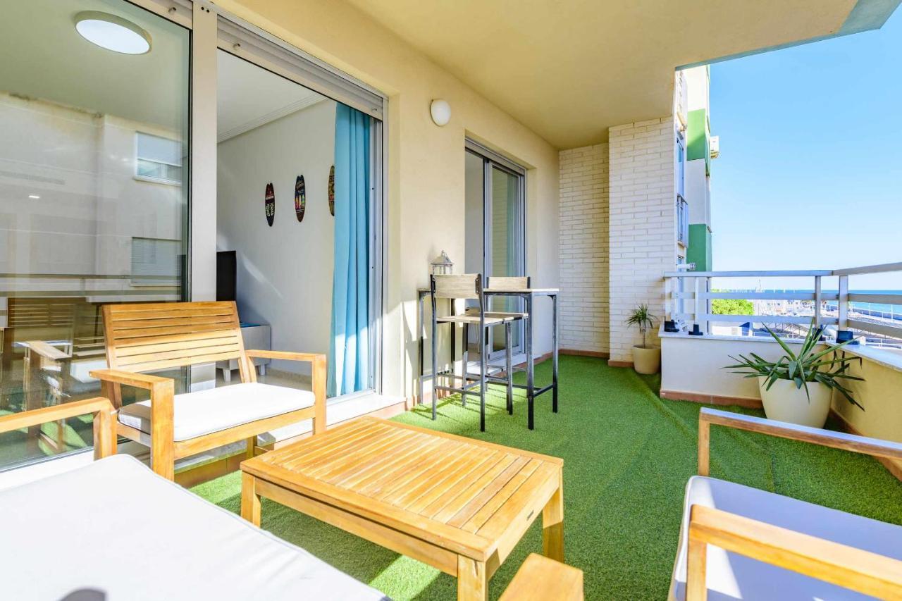 Apart Port Arenal Con Terraza Y Piscina 巴里亚纳 外观 照片