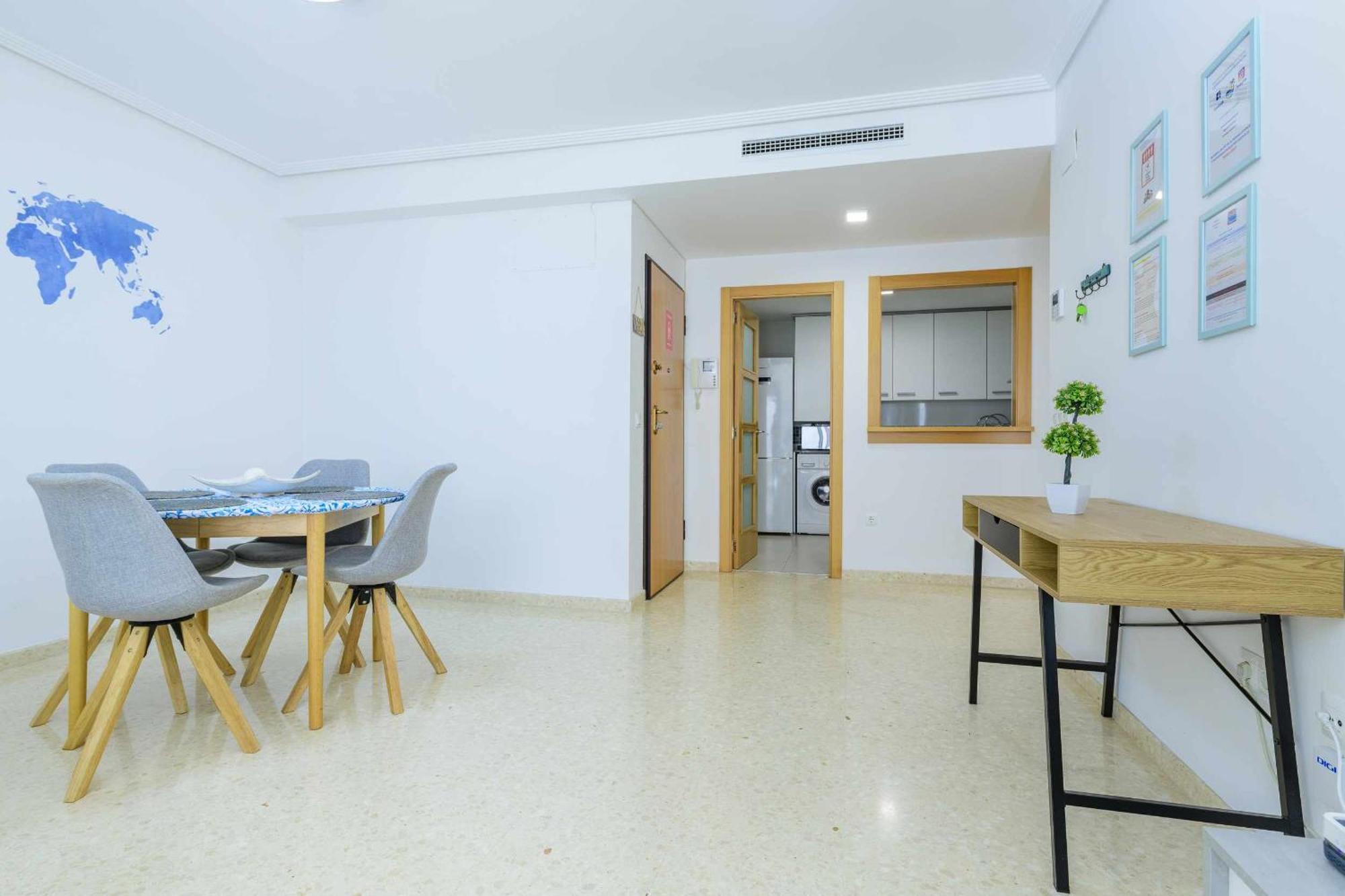 Apart Port Arenal Con Terraza Y Piscina 巴里亚纳 外观 照片