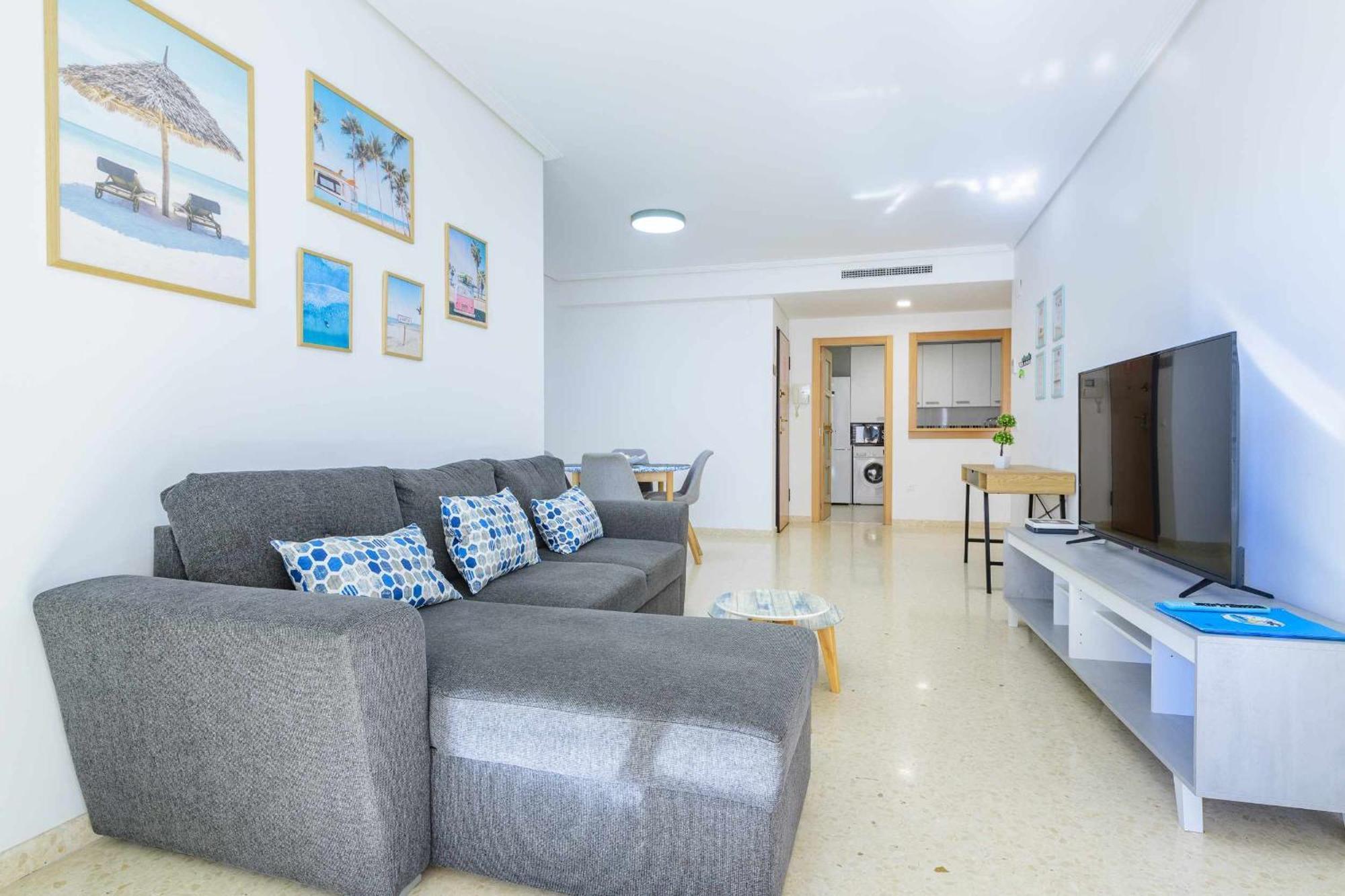 Apart Port Arenal Con Terraza Y Piscina 巴里亚纳 外观 照片